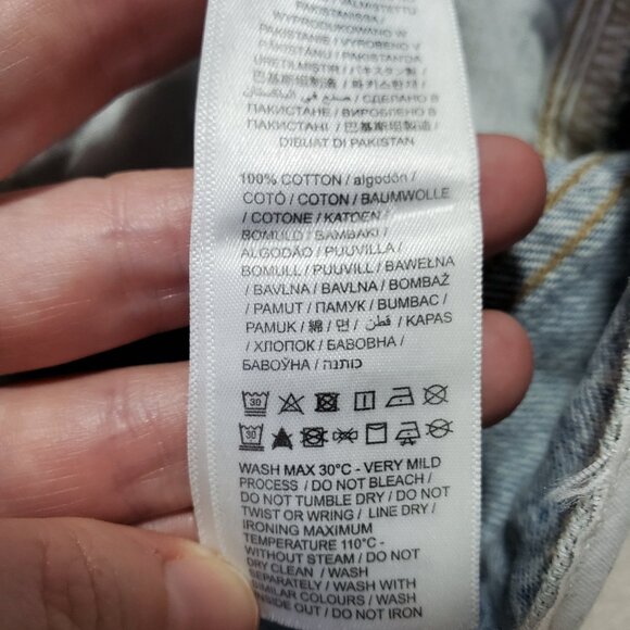 RAG & BONE NWT The Serena High-Rise Splice Jeans Wide Leg Oconee Womens 28 x 31" - Picture 12 of 16